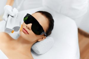 Facial laser treatment